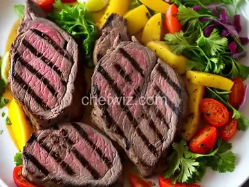 Grilled Leg of Lamb Steaks
