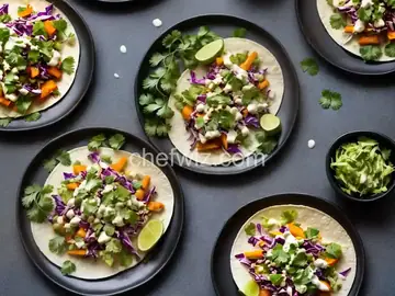 Grilled Marinated Heart of Palm Tacos With Spicy Cabbage Slaw (vegan) Recipe