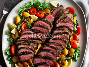 Grilled Marinated Leg of Lamb