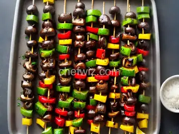 Grilled Mushroom Skewers