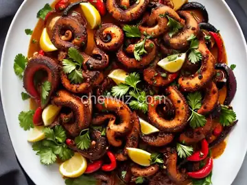 Grilled Octopus With Chili-Herb Oil Recipe