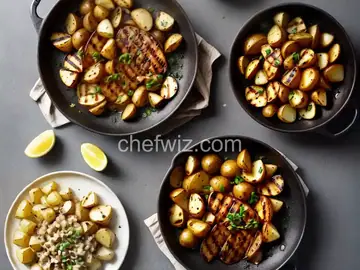 Grilled Onions and Potatoes