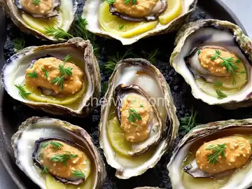 Grilled Oysters with Fennel Butter
