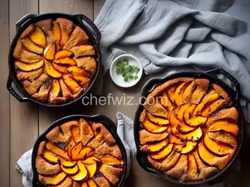 Grilled Peach Cobbler