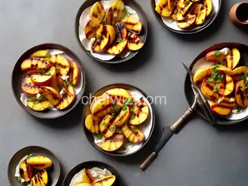 Grilled Peaches and Pineapple