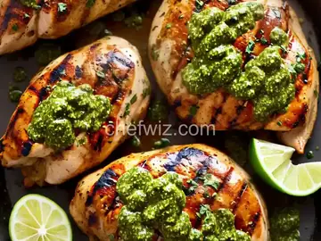 Grilled Pesto-Marinated Chicken