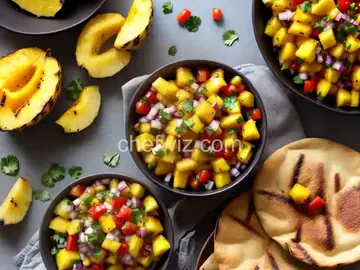 Grilled Pineapple Mango Salsa