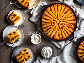 Grilled Pineapple Upside Down Cake