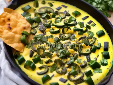 Grilled Poblano Queso Dip