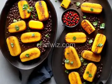 Grilled Polenta Bites with Black Bean Salsa
