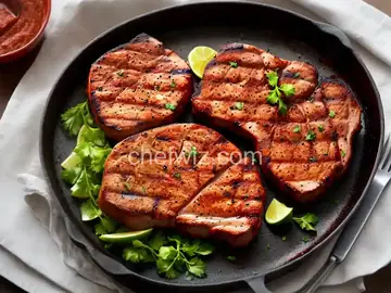 Grilled Pork Chops with Smoked Paprika Rub