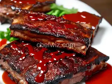Grilled Pork Ribs with Gochujang Barbecue Sauce