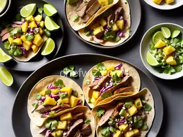 Grilled Pork Tacos with Pineapple