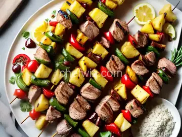 Grilled Pork and Pineapple Kabobs