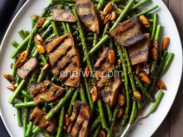 Grilled Ramps With Sherry-Ramp Vinaigrette