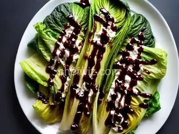 Grilled Romaine with Balsamic Dressing