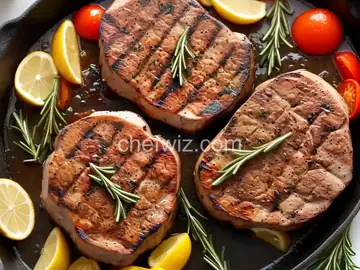 Grilled Rosemary Pork Chops