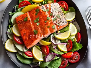 Grilled Salmon Salad