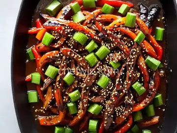 Grilled Sesame-Soy Shishito Peppers