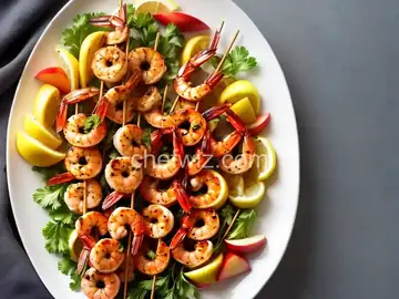 Grilled Shrimp and Apple Skewers