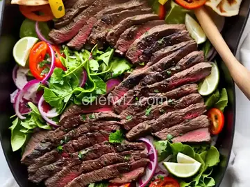 Grilled Skirt Steak Gyros