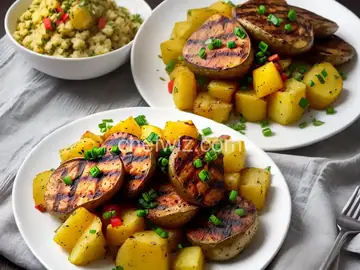 Grilled Smashed Potatoes