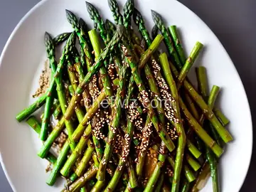 Grilled Soy-Sesame Asparagus