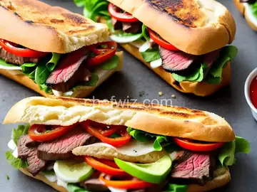 Grilled Steak Banh Miâ€“Style Sandwich Recipe
