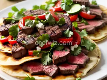 Grilled Steak Tostadas