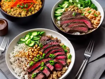 Grilled Steak and Rice Bowl