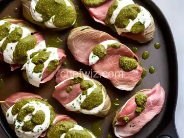 Grilled Stuffed Flank Steak With Pesto, Mozzarella, and Prosciutto Recipe