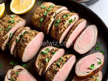 Grilled Stuffed Flank Steak With Salami, Fontina, Parmesan, and Bread Crumbs Recipe