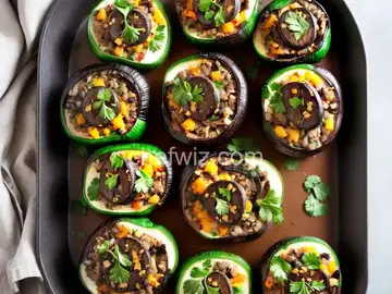 Grilled Stuffed Portobello Mushrooms