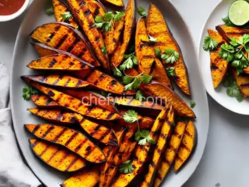 Grilled Sweet Potato Wedges Recipe