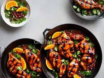 Grilled Tamarind and Orange Glazed Chicken