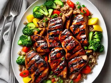Grilled Teriyaki Beer Chicken