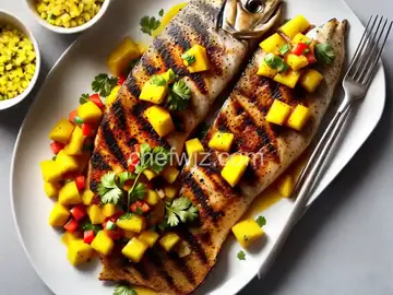 Grilled Tilapia with Mango Salsa