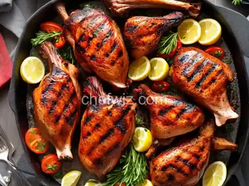 Grilled Turkey Legs