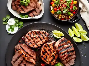 Grilled Volcano Pork