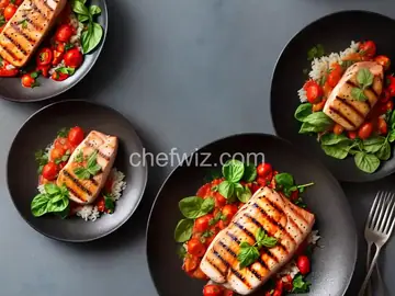 Grilled Wahoo with Tomato Sauce