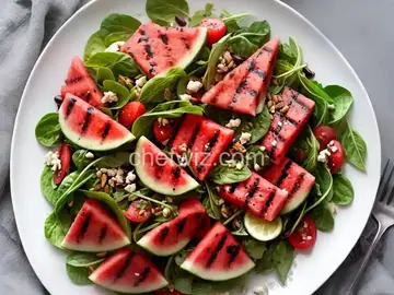 Grilled Watermelon Salad