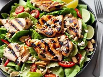 Grilled Wonton Chicken Salad