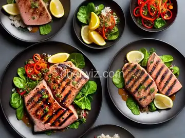 Grilled Yellowfin Tuna with Marinade