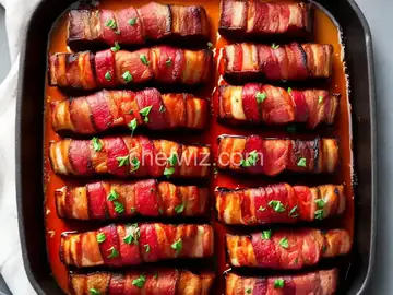 Grilled bacon wrapped meatloaf