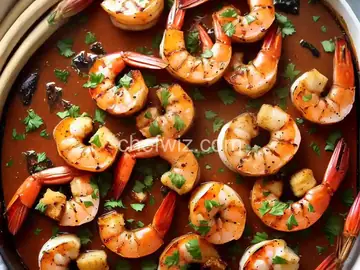 Grilled garlic butter colossal shrimp