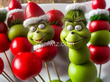 Grinch Kabobs