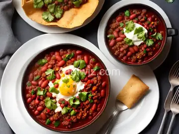 Ground Beef Chili with Beans