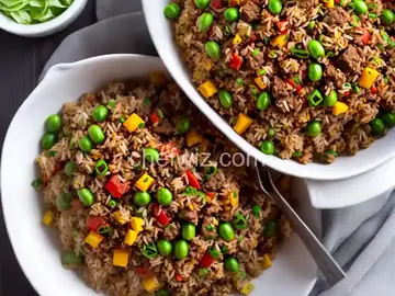 Ground Beef Fried Rice