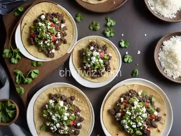 Ground Elk Tacos