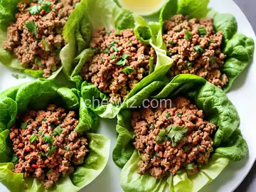 Ground Turkey Lettuce Wraps